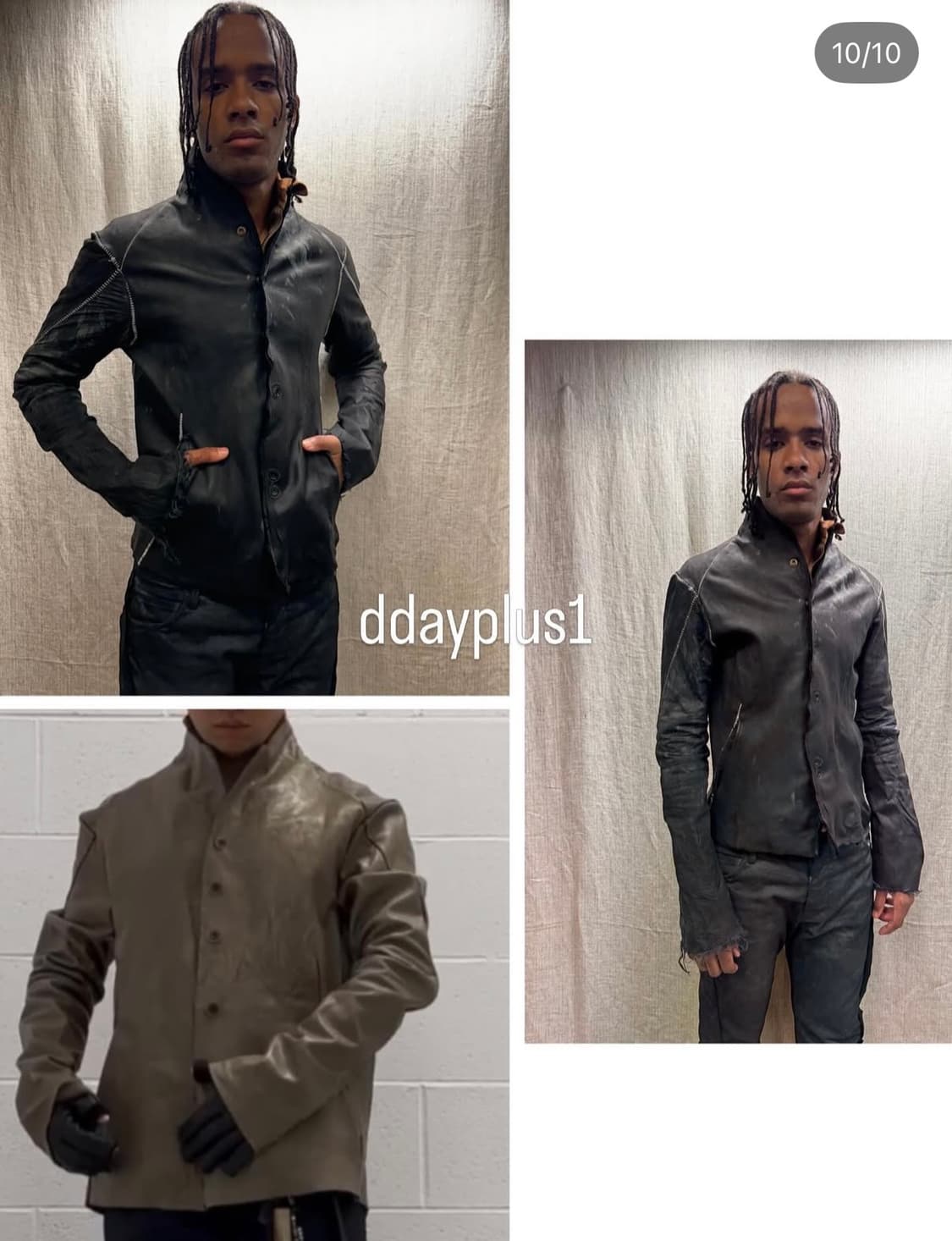 잠바렛 - 24FW 문스타 레더 프로토로지컬 아크타입 셔츠 자켓 상품이미지10