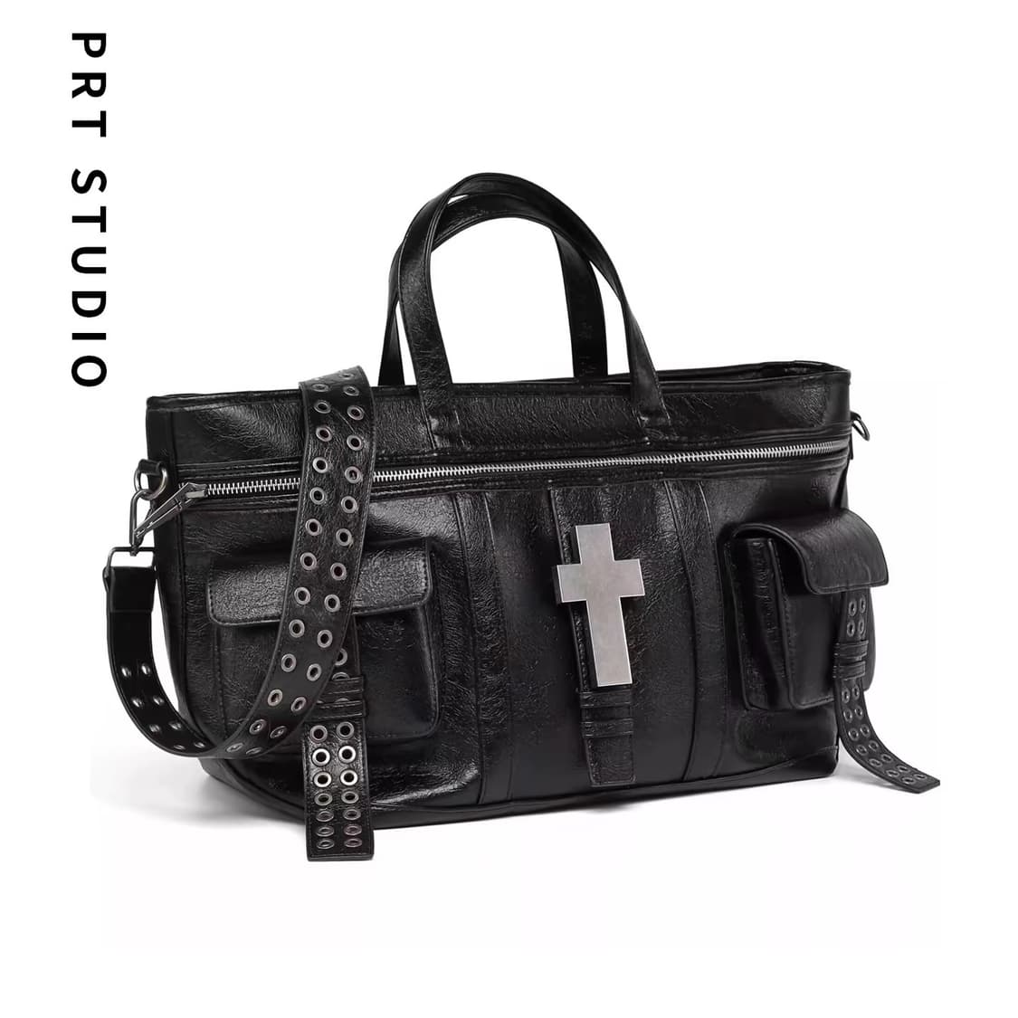 Cross Embossed Leather Multi-Way bag 상품이미지10