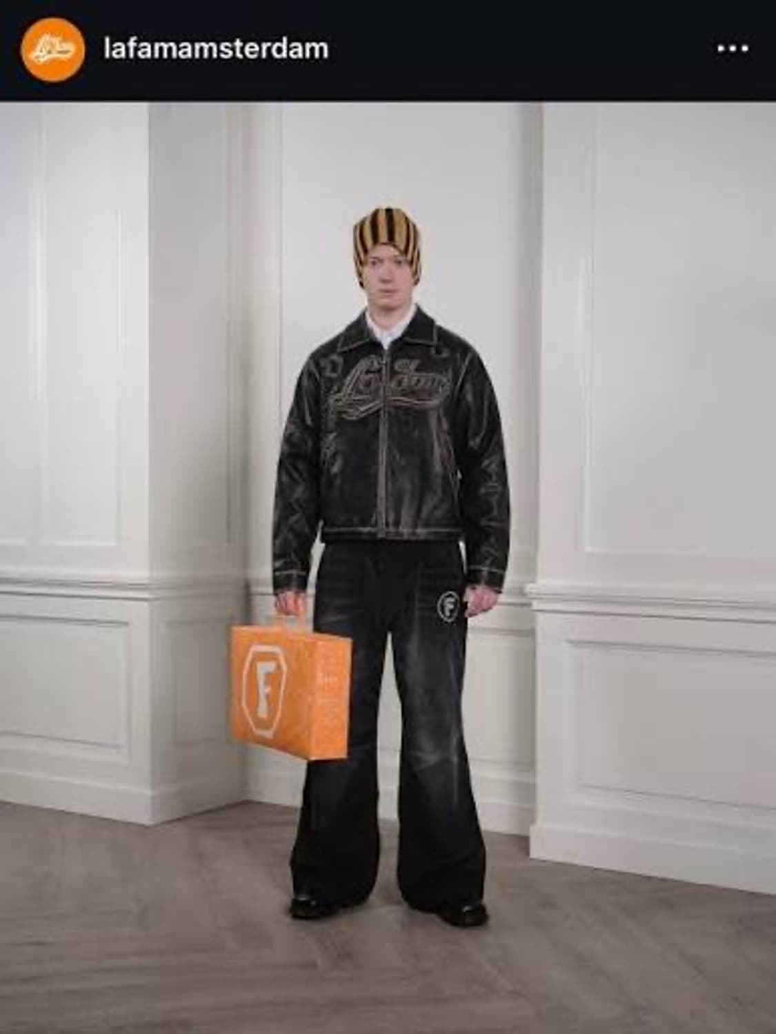 Lafam leathejacket 상품이미지4