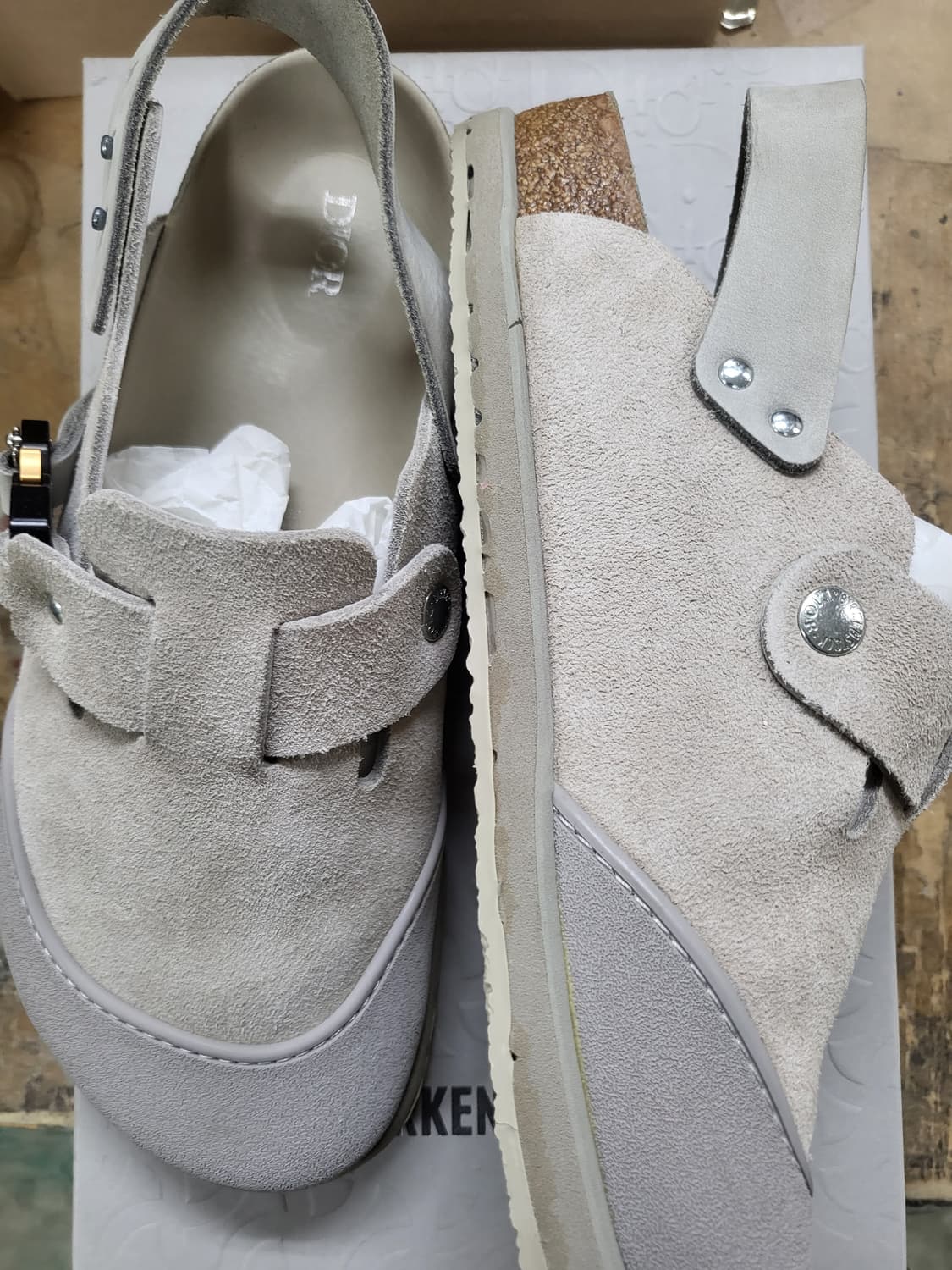 DIOR x BIRKENSTOCK 토키오 슬리퍼 샌들 42 베이지 상품이미지4