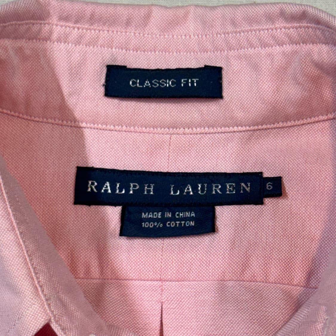 여L) 폴로 랄프로렌 핑크 옥스포드 셔츠 상품이미지6