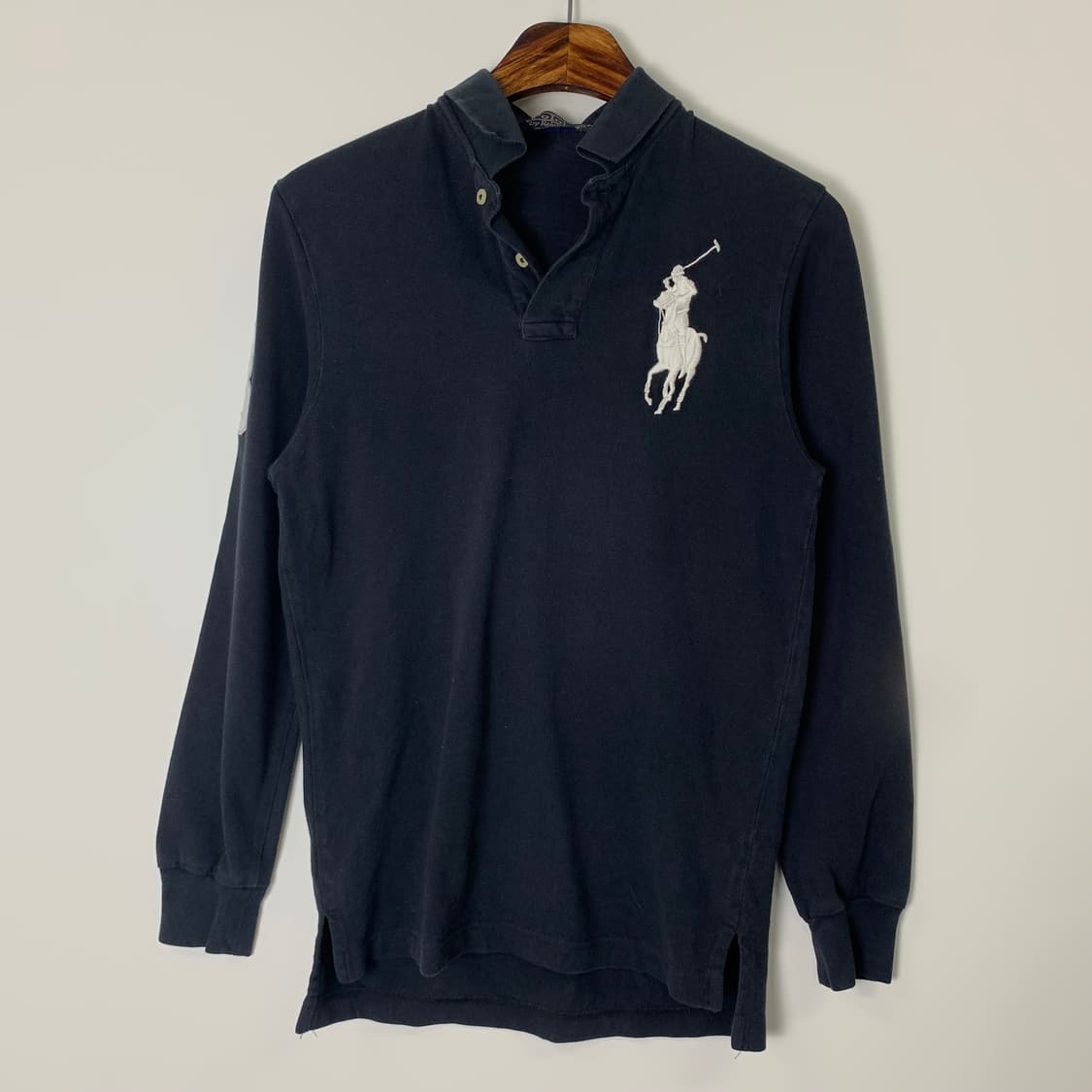 폴로 랄프로렌 빅포니 블랙 긴팔 카라 티셔츠 상품이미지2