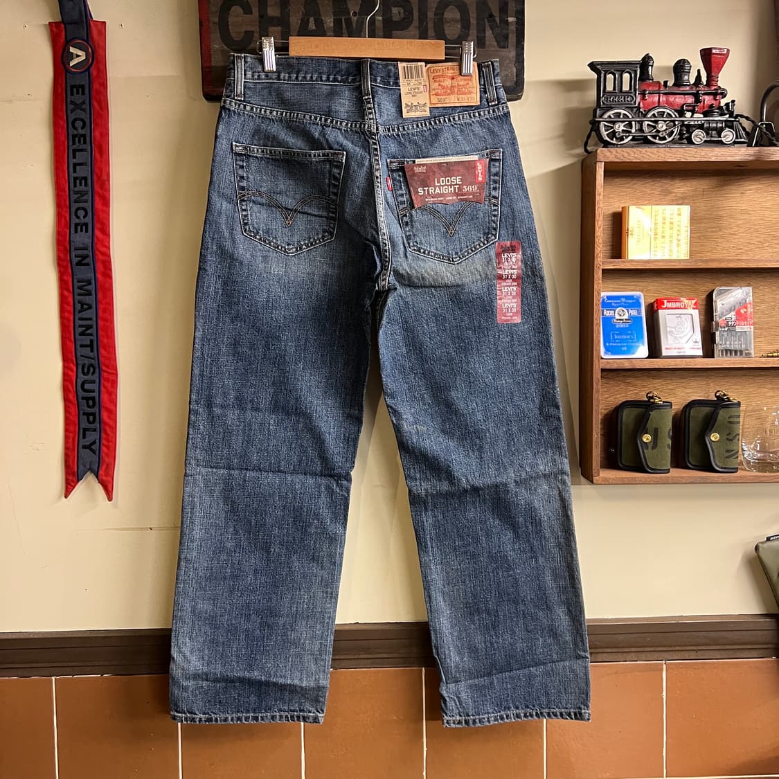 00's 리바이스 569 데님 31x30 Size (32인치) 데드스탁 상품이미지4