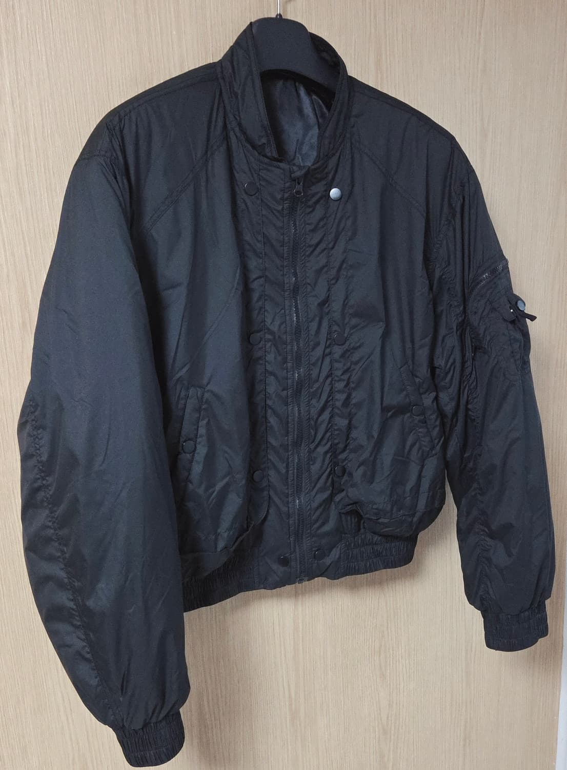 (착샷) 유먼트 나일론 크롭 ma1 자켓 마원 상품이미지3