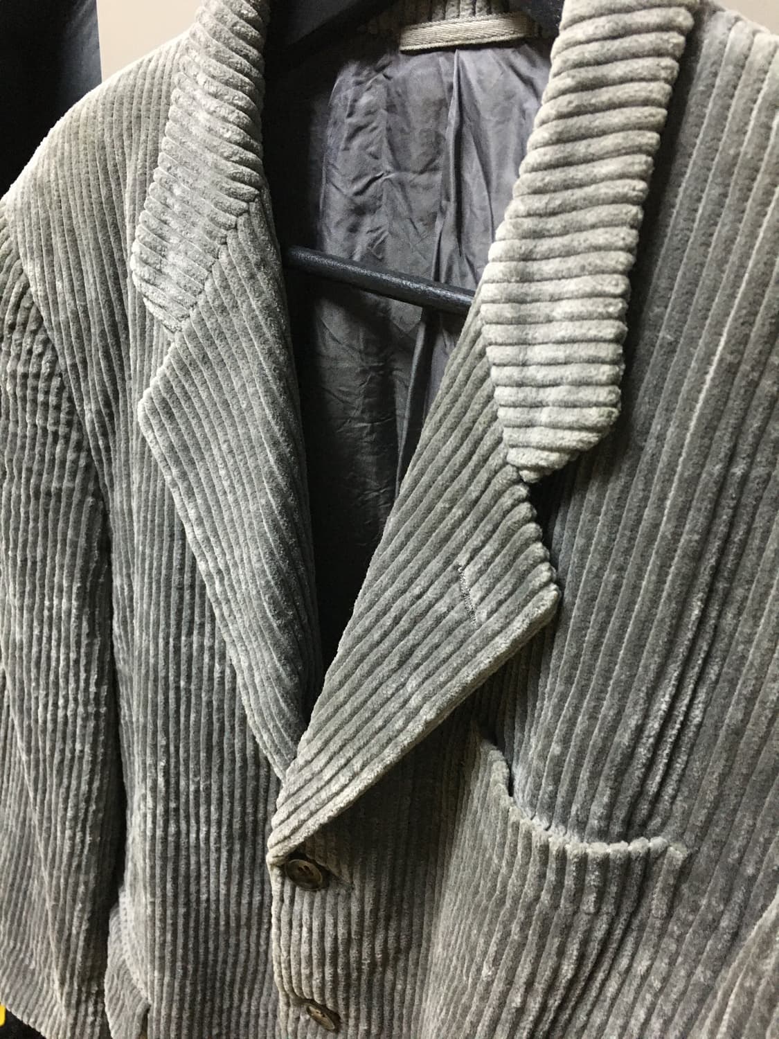 90's 꼼데가르송 다나카 옴므 리버서블 코듀로이 큐프라 자켓 상품이미지3