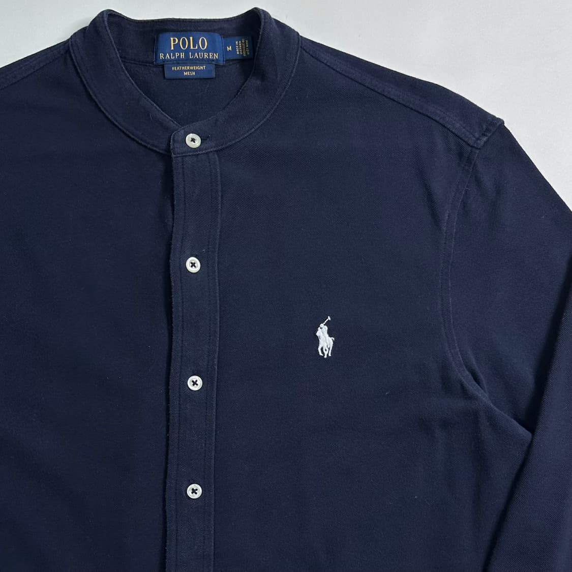 폴로 랄프로렌 차이나카라 네이비 셔츠 상품이미지3