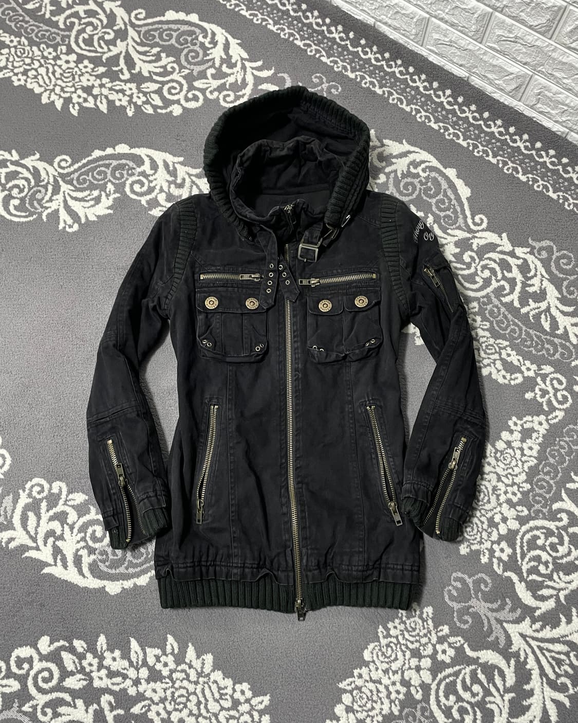 Heaven & Earth Military Hoodie Jacket 상품이미지1