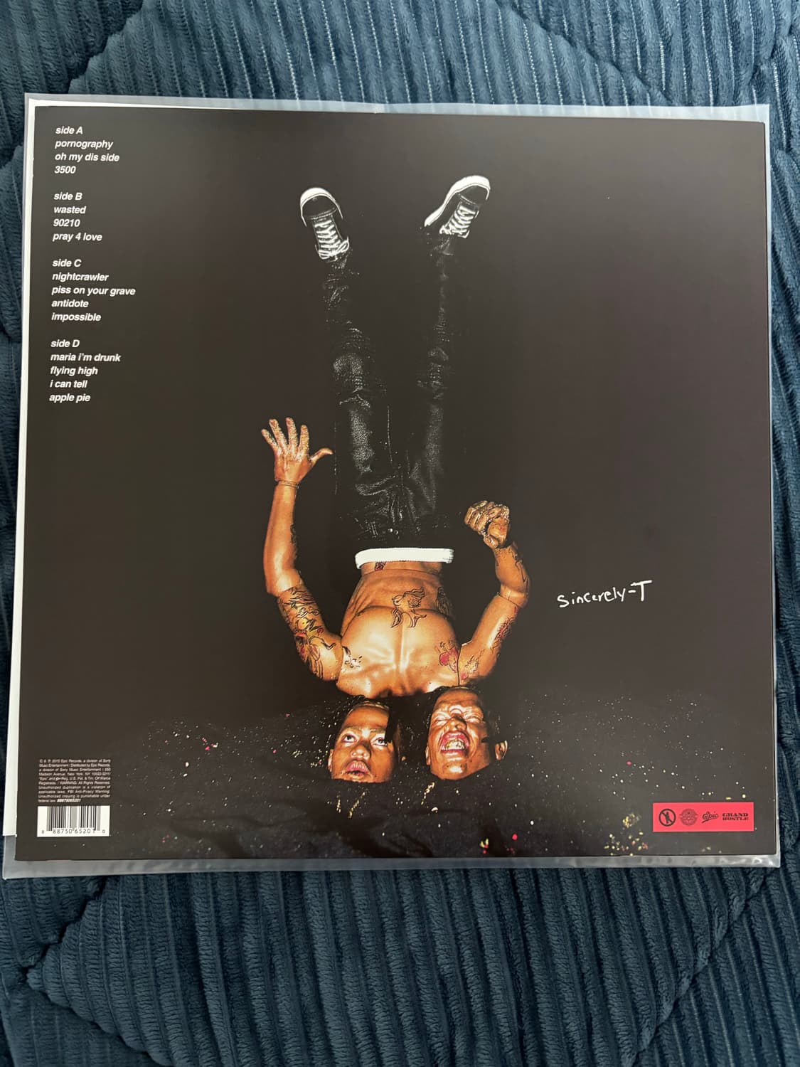 트래비스 스캇 로데오 친필 싸인 LP 상품이미지3