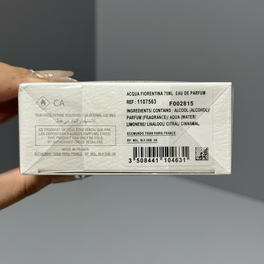 크리드 아쿠아 피오렌티나 향수 75ml 상품이미지3