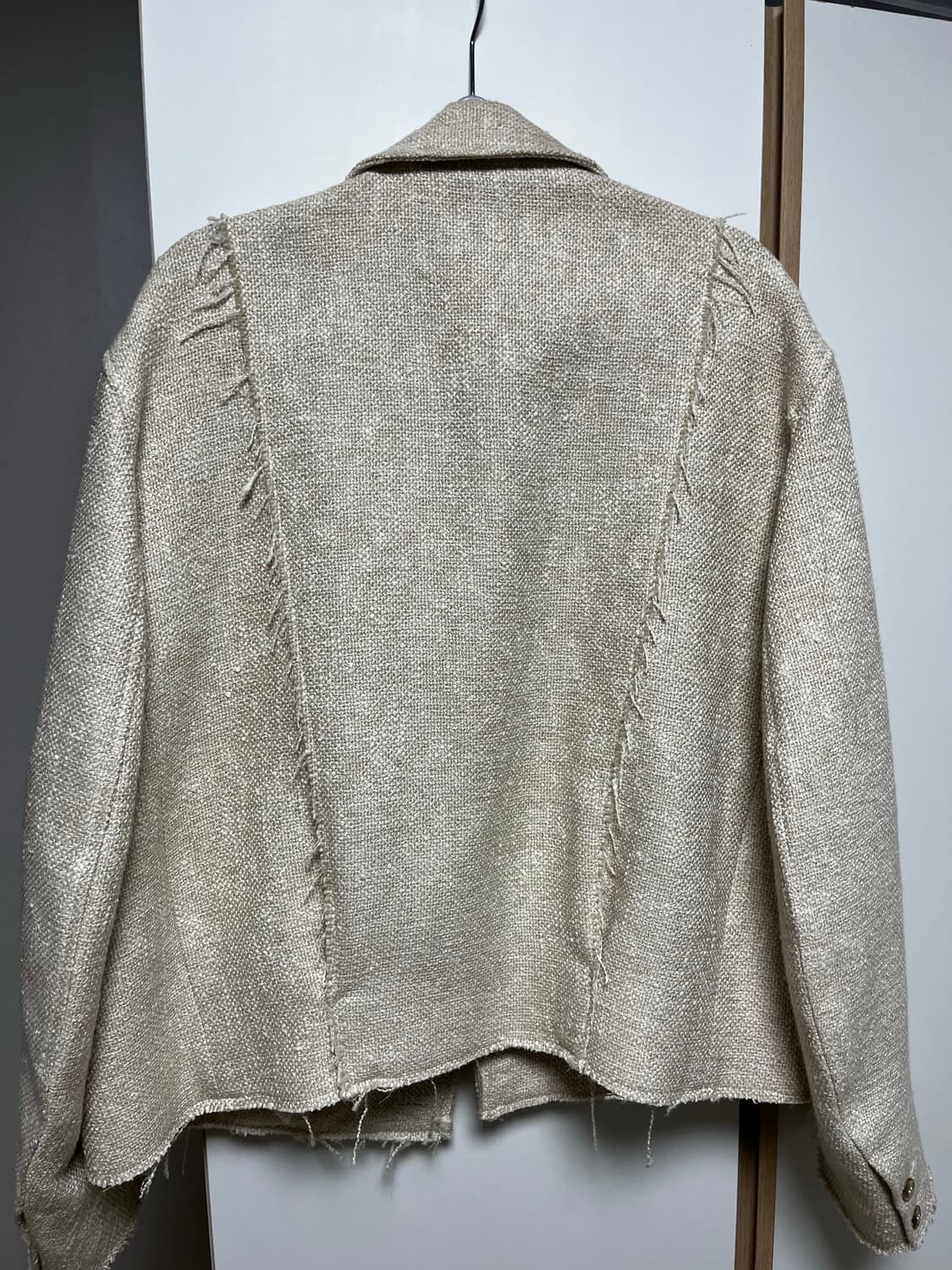 쿠어 트위드 크롭 컷오프 자켓S 상품이미지6