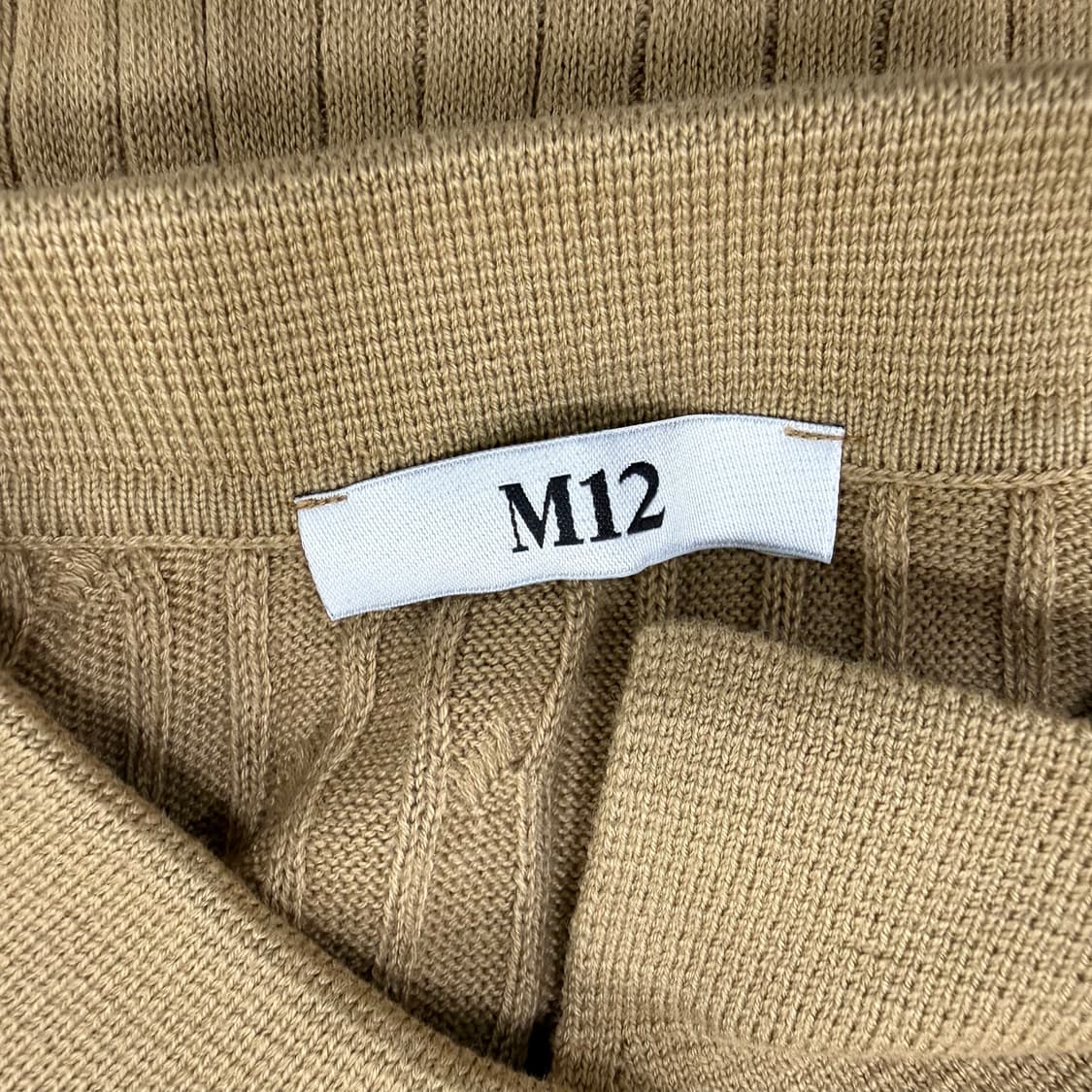 90 M12 여성 카라 꽈배기 반팔 니트0128T1 상품이미지3