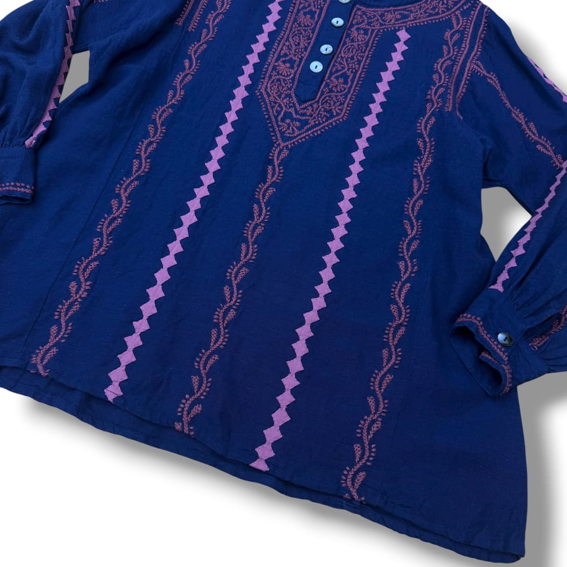 JPN malaica 히피 코튼 블라우스  상품이미지4