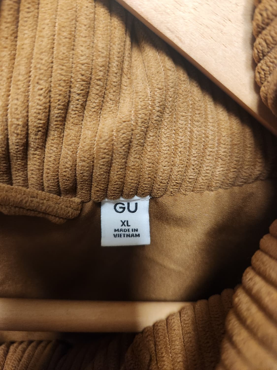 GU 히트 패티드 코듀로이 블루종 패딩 XL 상품이미지2