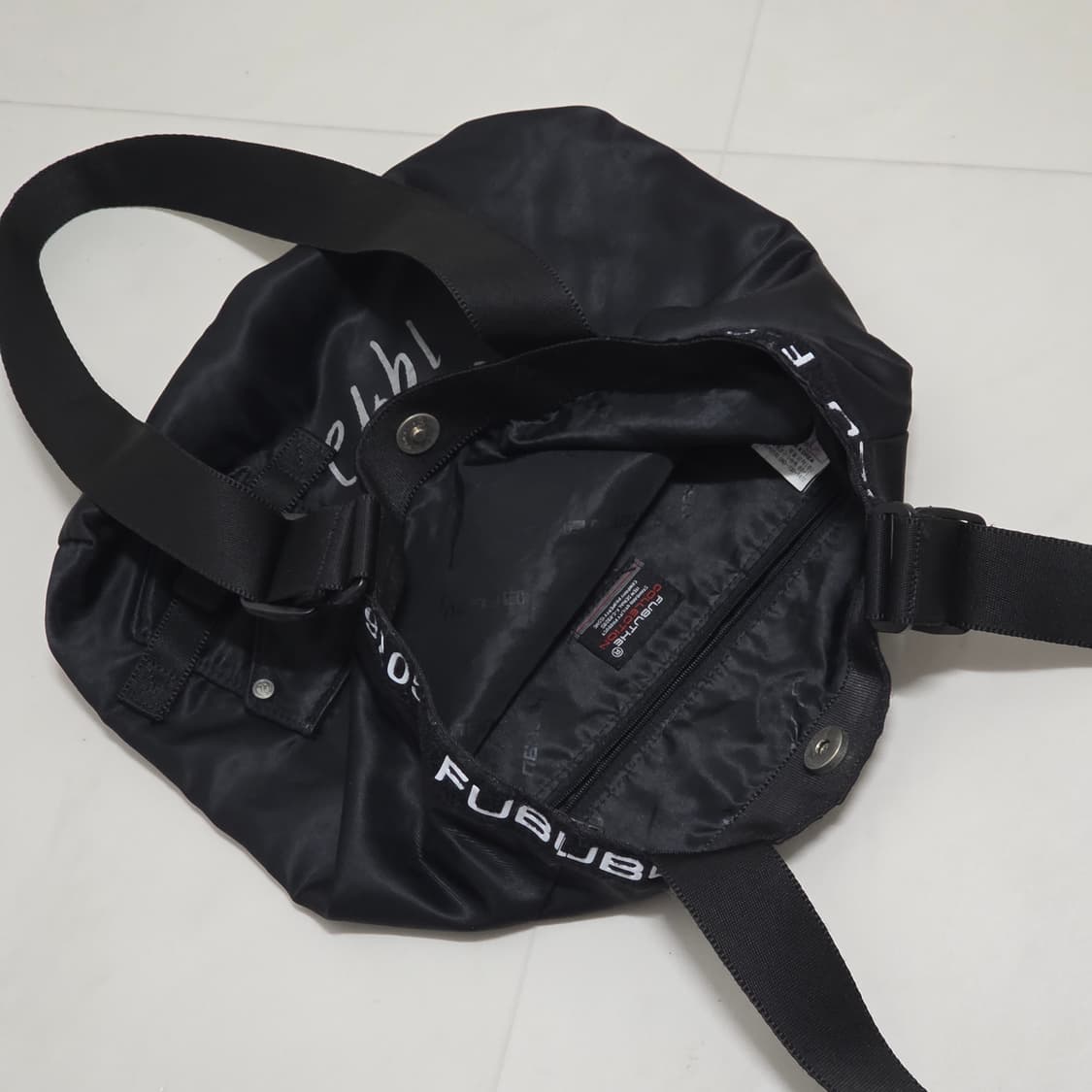 FUBU 후부 올드스쿨 Y2K 나일론 토트백 숄더백 상품이미지5