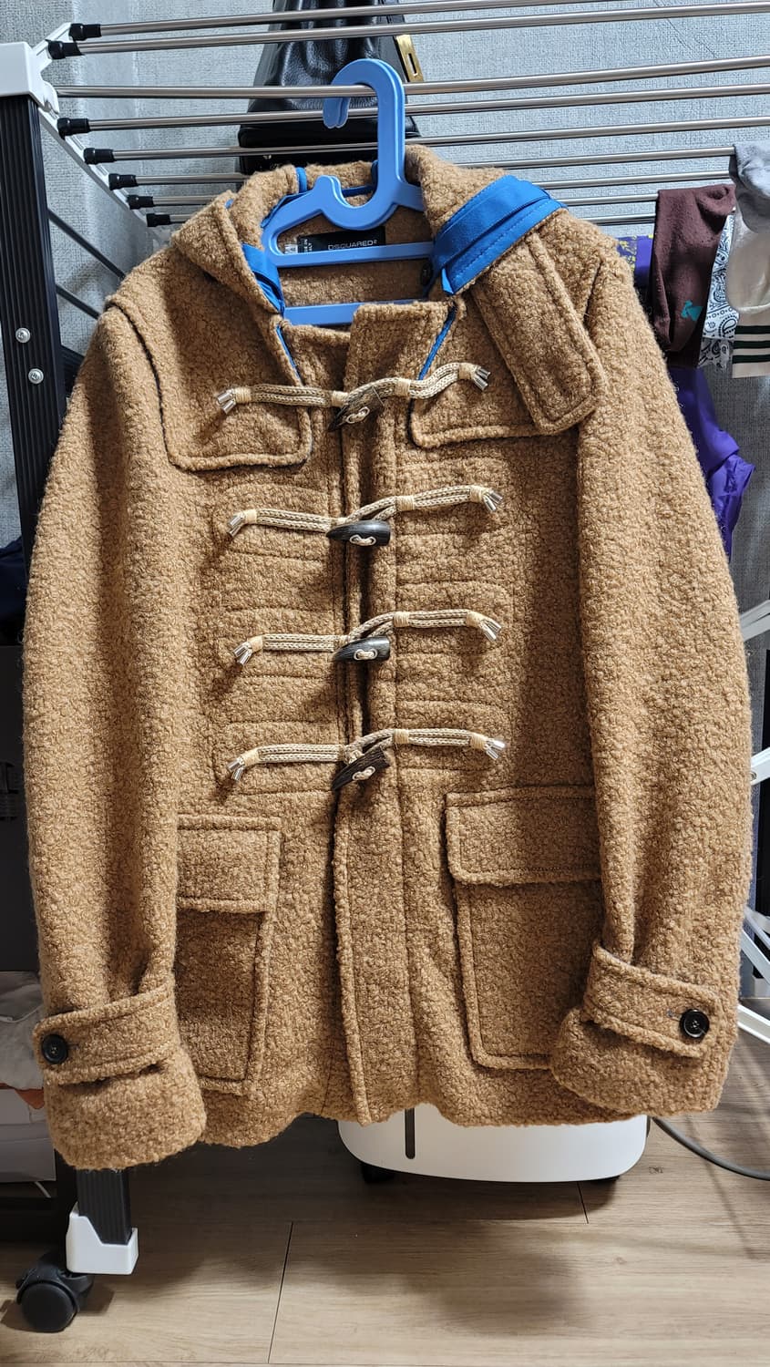 Dsquared2 더플 코트 브라운 떡볶이 eu48 상품이미지1