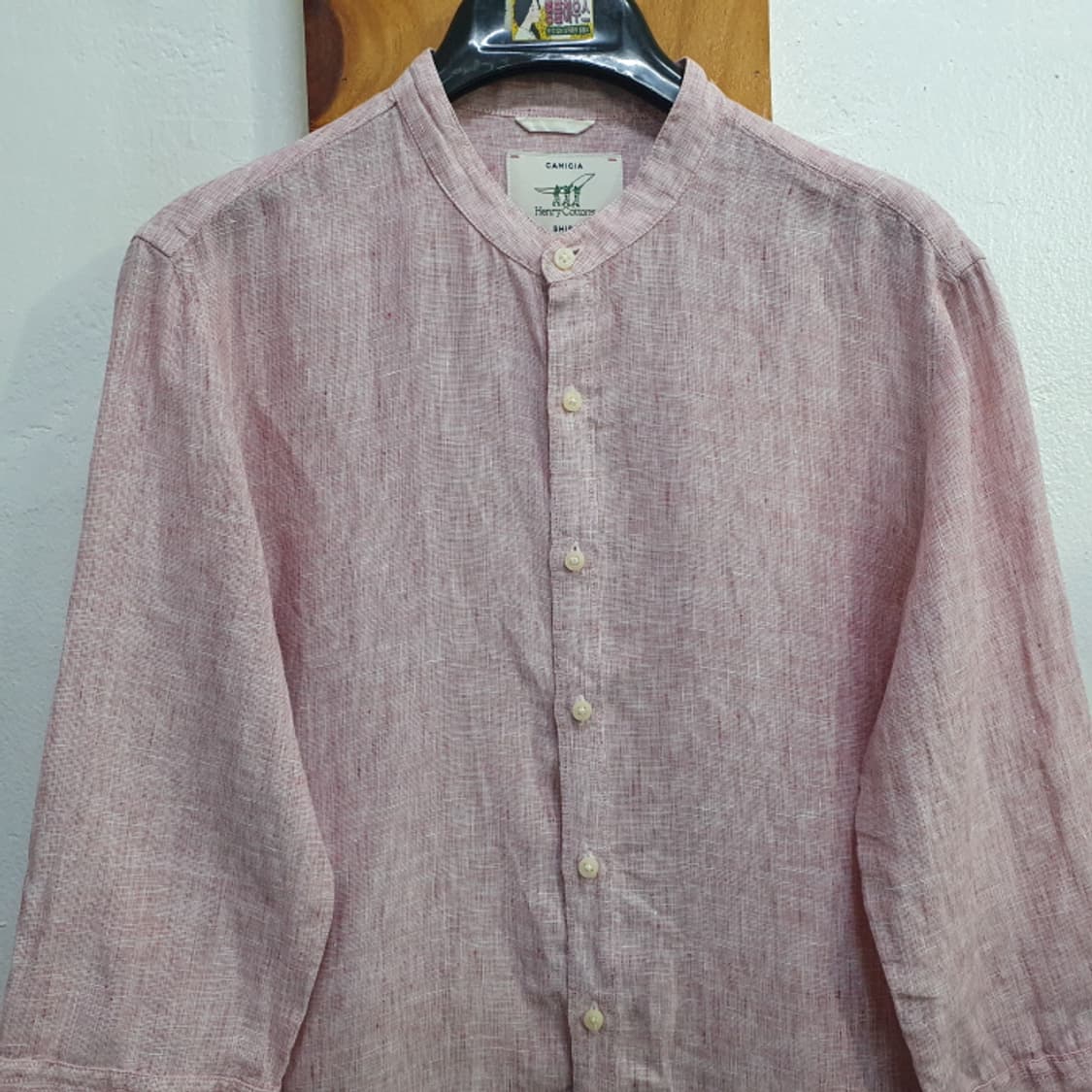 헨리코튼 CAMICIA 칠부 차이나 카라셔츠(95) 상품이미지2