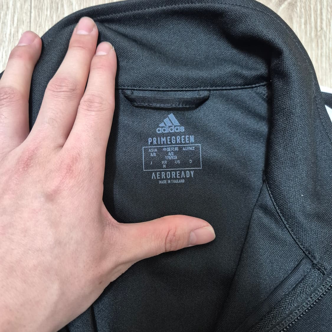 아디다스 프라임그린 에어로디 삼선 사이드라인 트랙탑 져지 상품이미지5