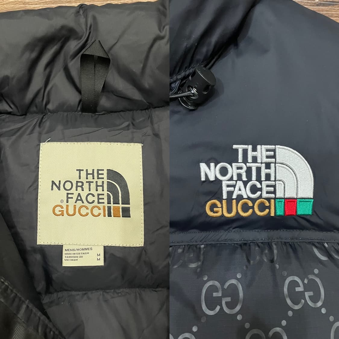 노스페이스 x 구찌 700 눕시 푸퍼 패딩 블랙 상품이미지6
