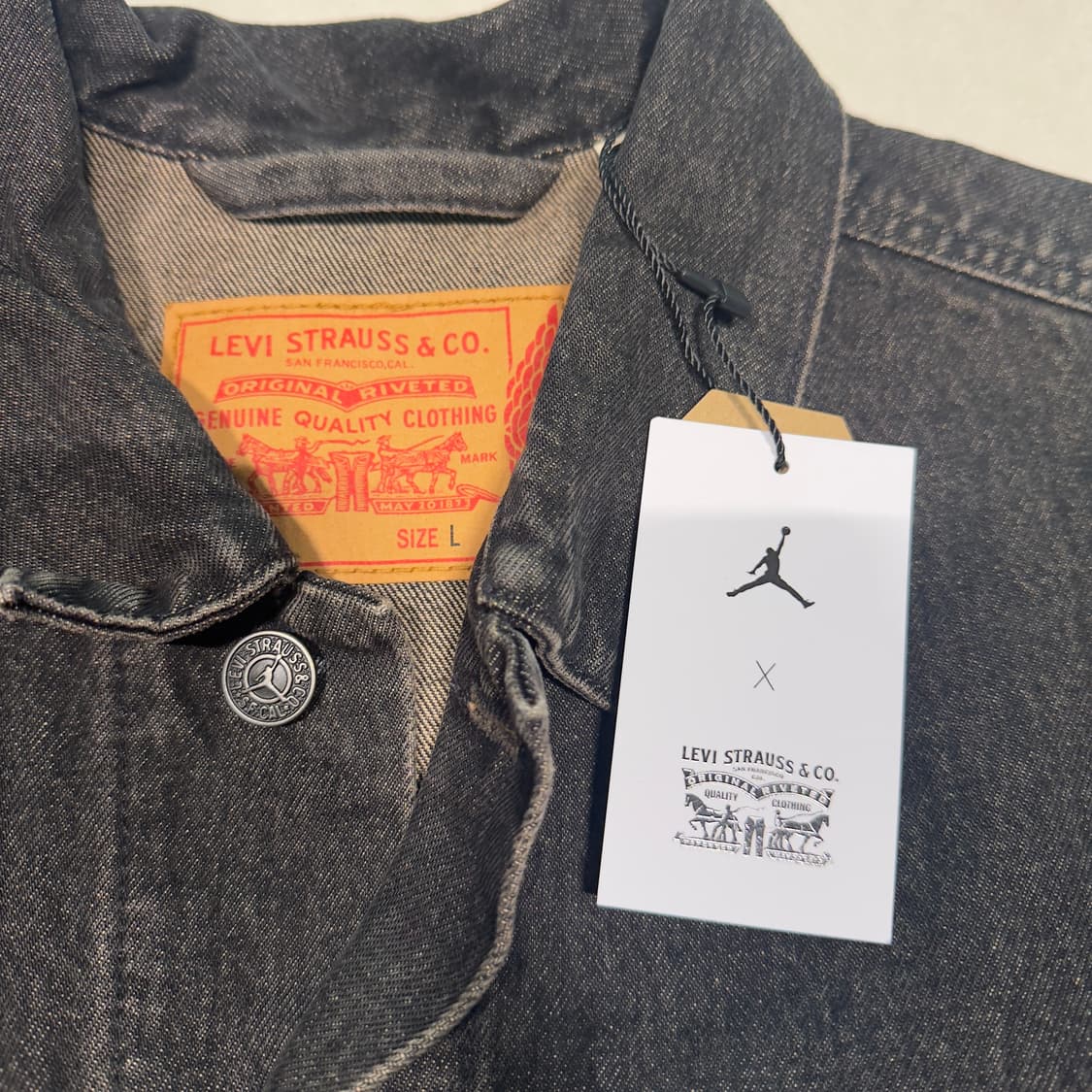 리바이스 조던 데님트러커 M,L 새상품 상품이미지2