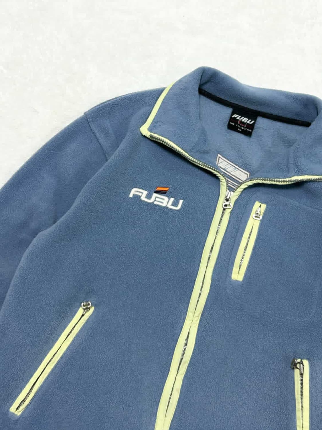 후부 빅로고 하늘 플리스 집업 상품이미지6