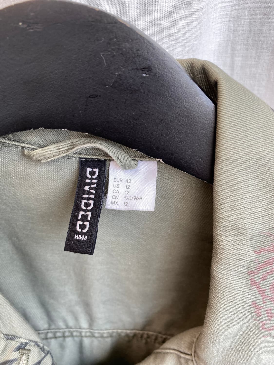 H&M 플라워 야상자켓(XL) 상품이미지7