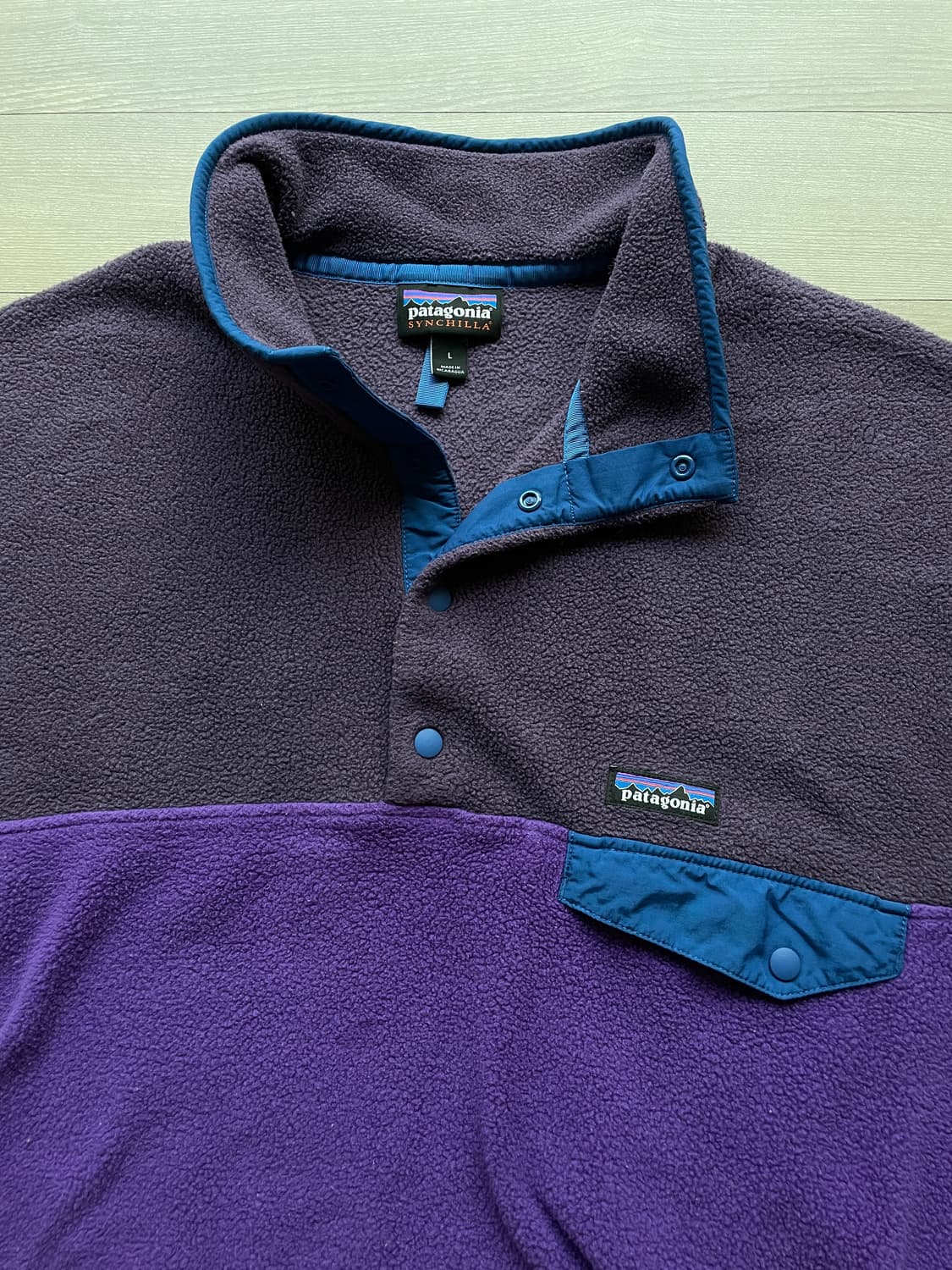 파타고니아 신칠라 퍼플 블루 블록 상품이미지4
