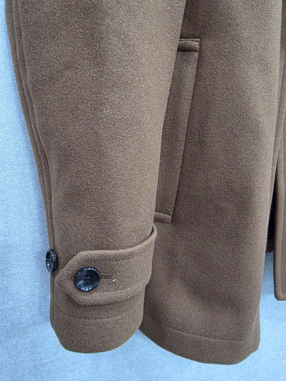 UNITED ARROWS A DAY IN THE LIFE 브라운 울 코트 상품이미지5