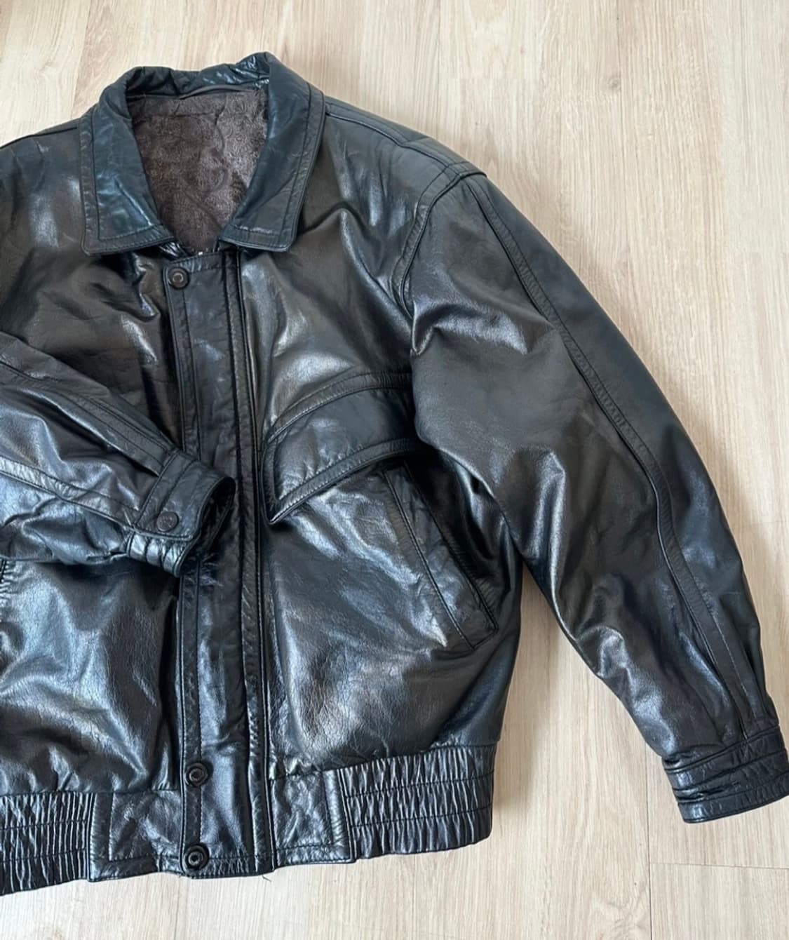 [1993 made] vintage leather jacket / 95 상품이미지2