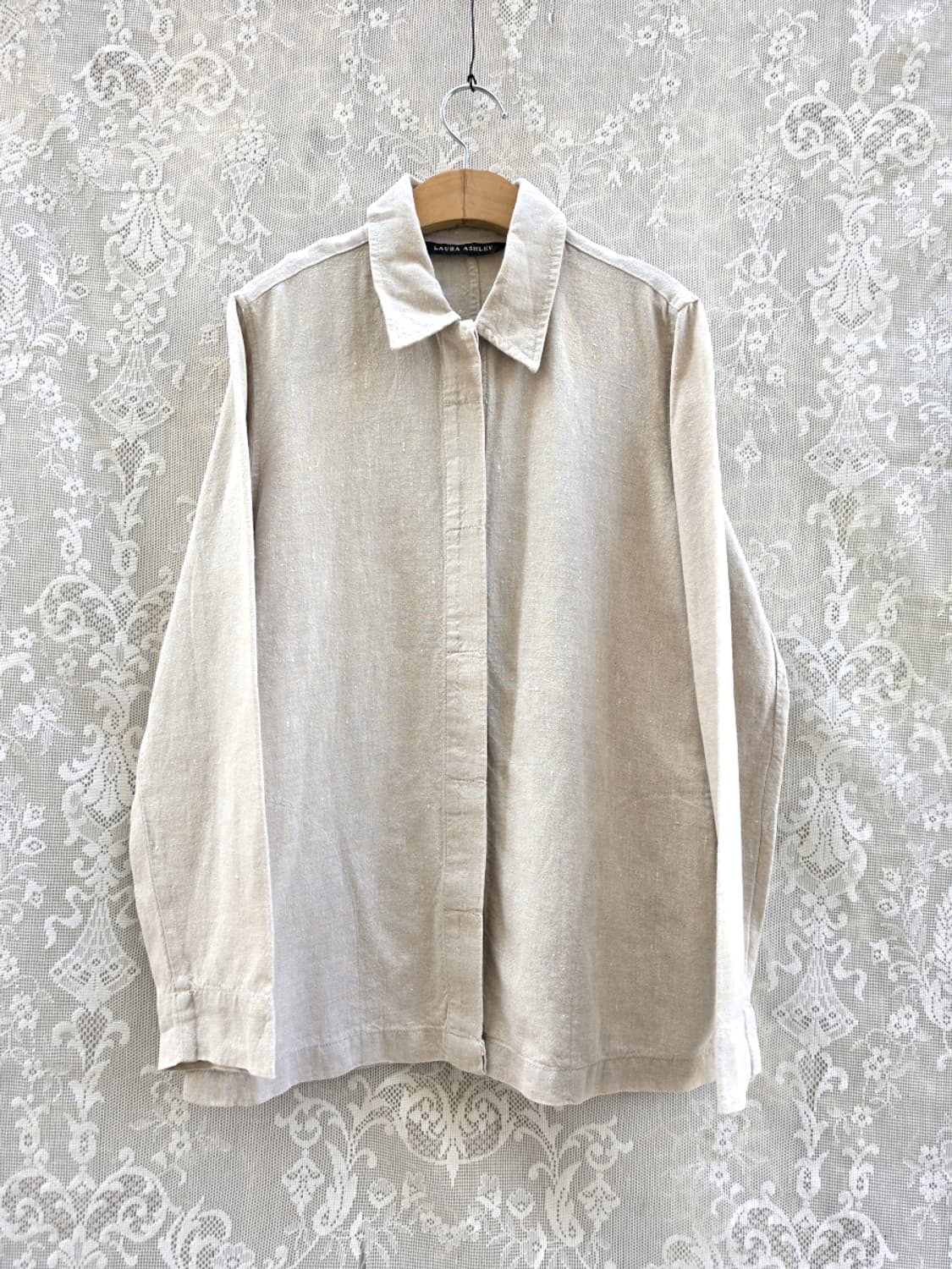 로라애슐리 셔츠형 리넨 자켓 상품이미지1