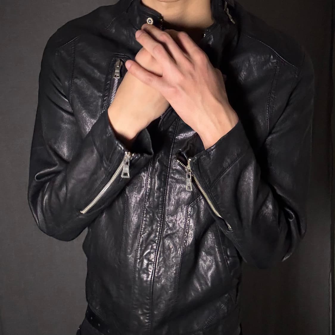 ltaly lamb skin leather jacket 상품이미지3