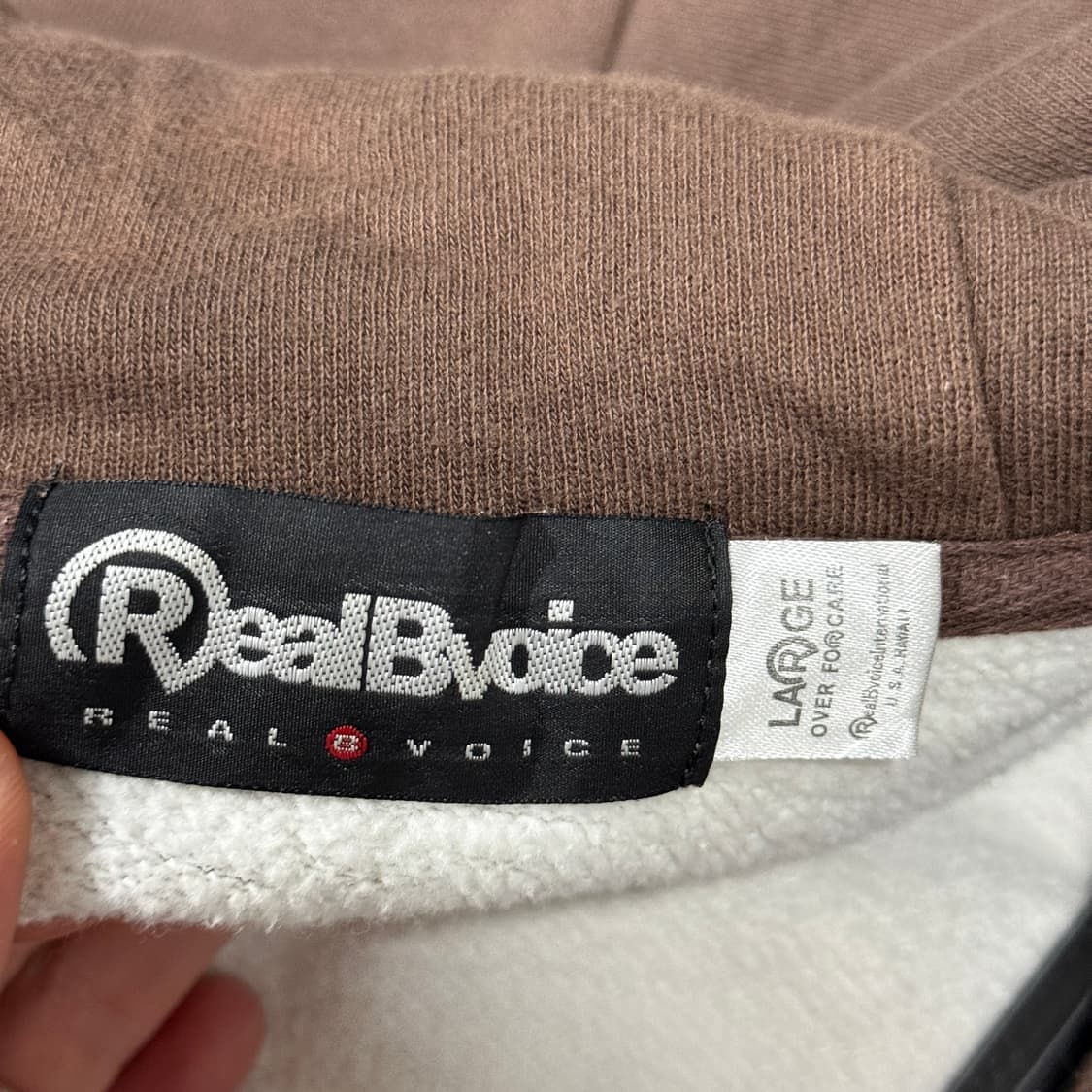 Real Bvoice 리얼 보이스 데저트 카모 하이넥 후드 바시티 자켓 상품이미지6