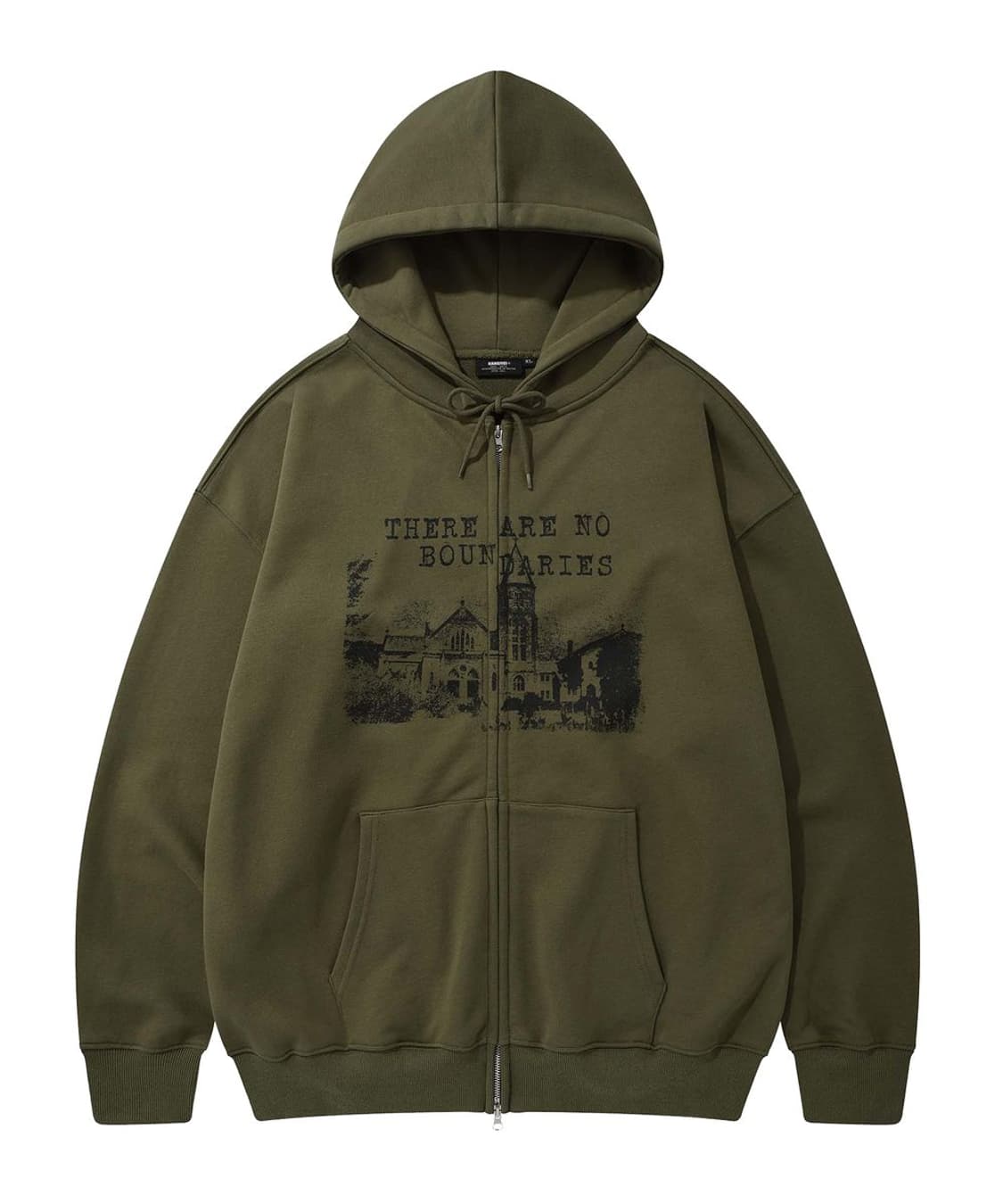 카네이테이 후드집업 올리브 새상품 XL 상품이미지1