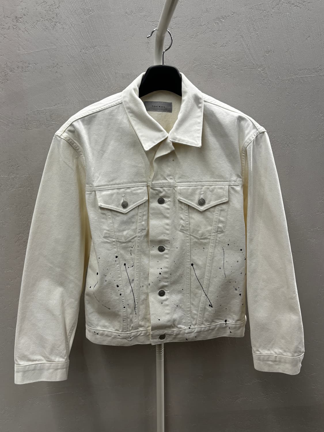 토니웩 화이트 데님 자켓 XL 상품이미지2