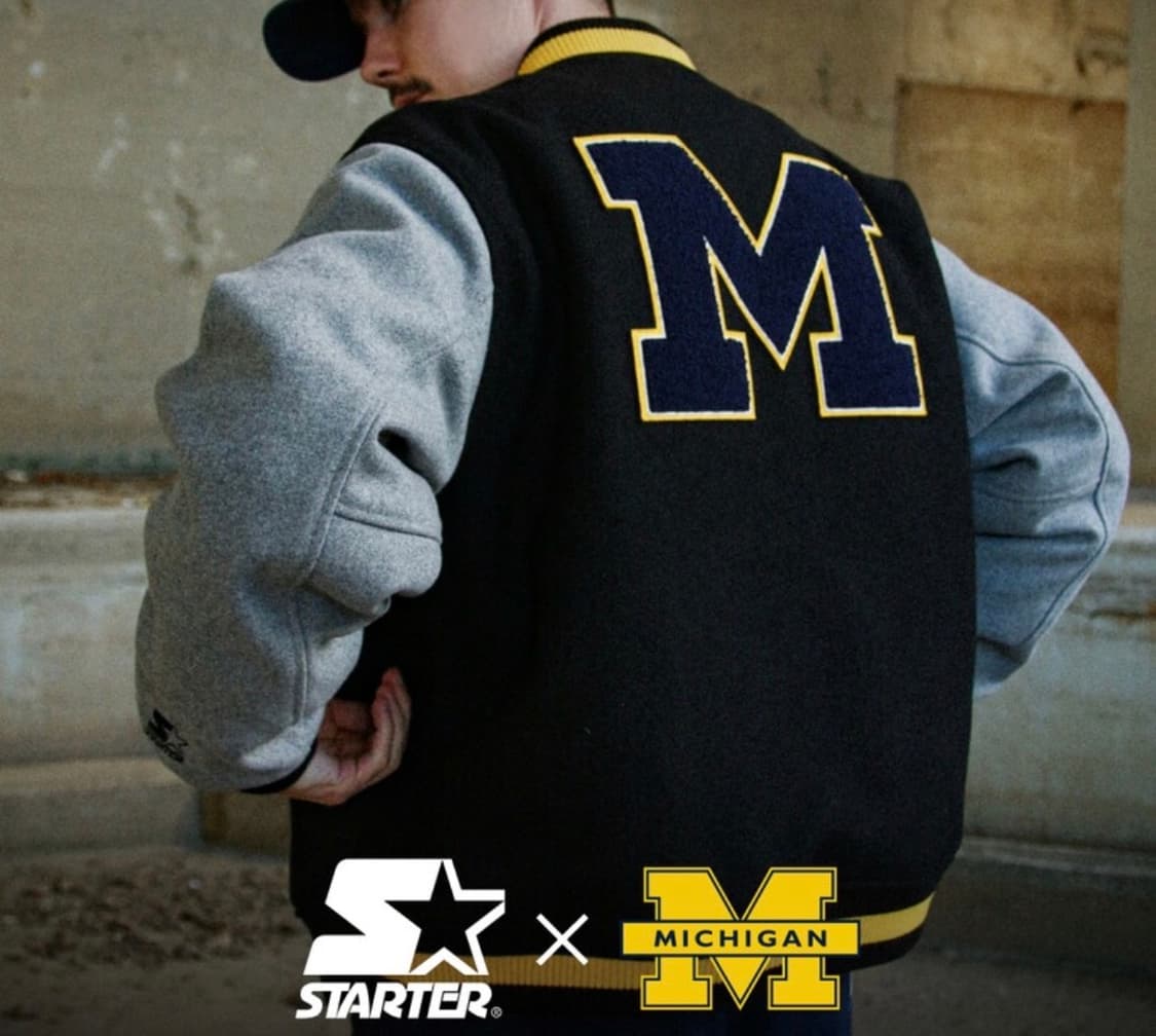 스타터 미시간 바시티 자켓 OXL 새제품 상품이미지2