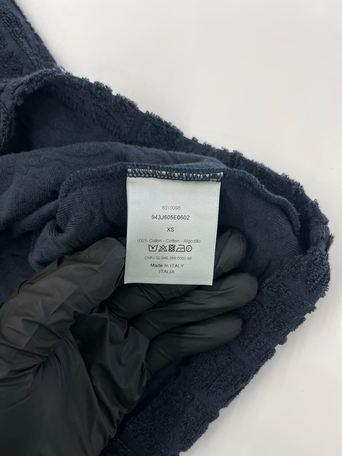 디올 오블리크 테리 반팔 [xs사이즈] 상품이미지4