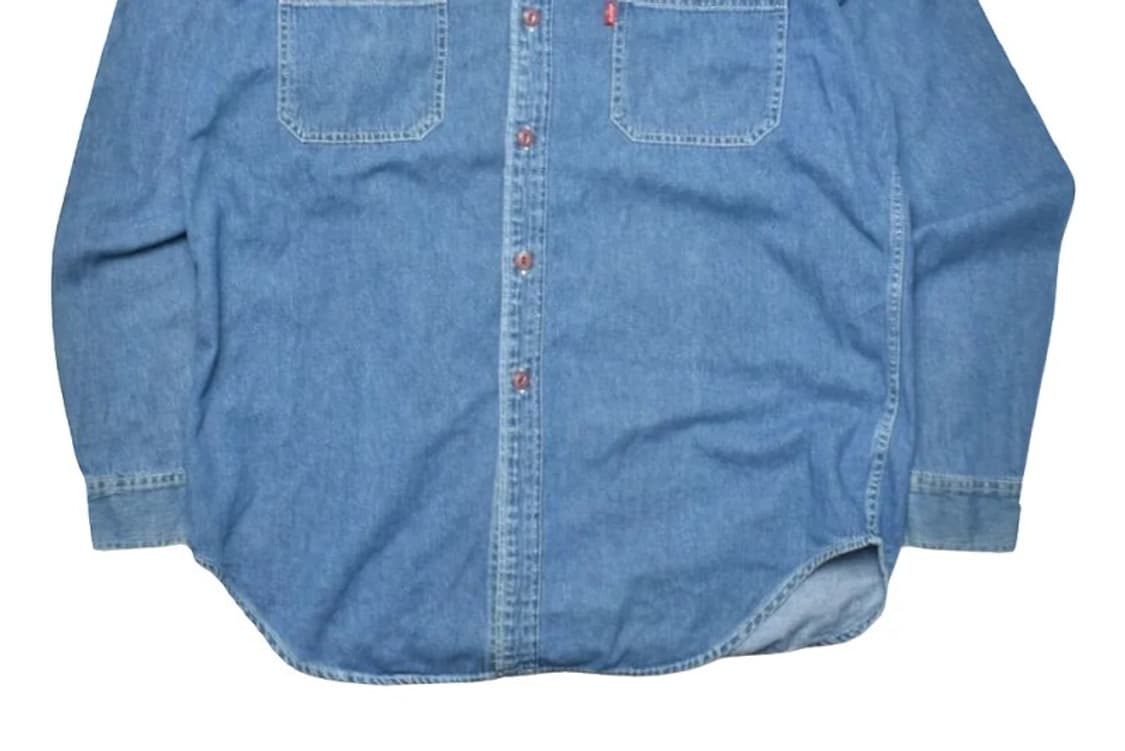 90S 리바이스 데님셔츠 청남방 XL N0913 상품이미지4