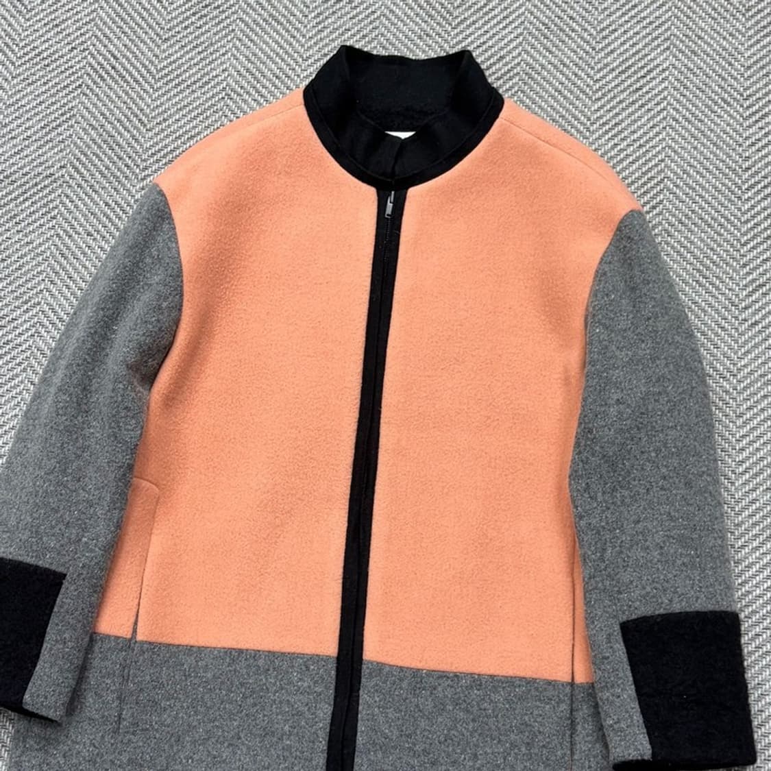 sjsj 울캐시미어 집업 코트 v1958 상품이미지3