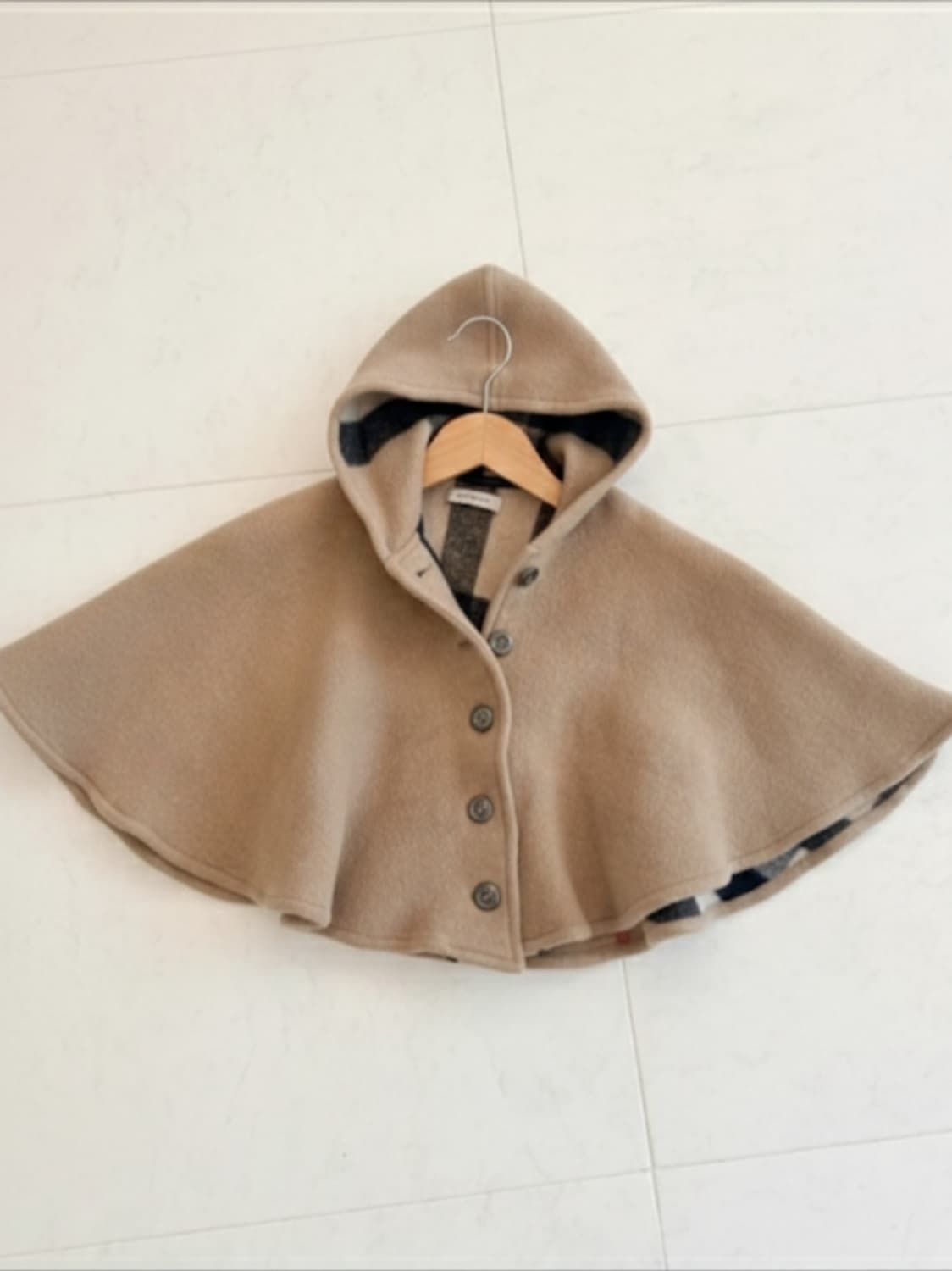 버버리 키즈 후드 망토 코트 정품 상품이미지1