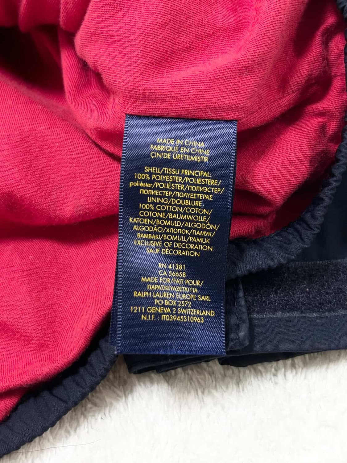 폴로 레드포니 네이비 바람막이 상품이미지8