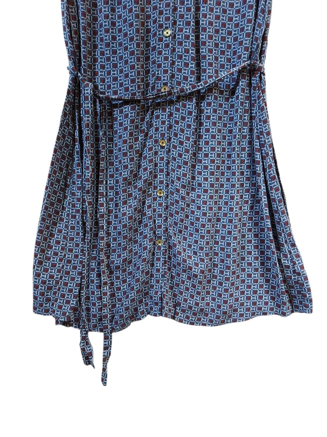 L/ 타미힐피거 벨티드 패턴 반팔 원피스 /0602 상품이미지3