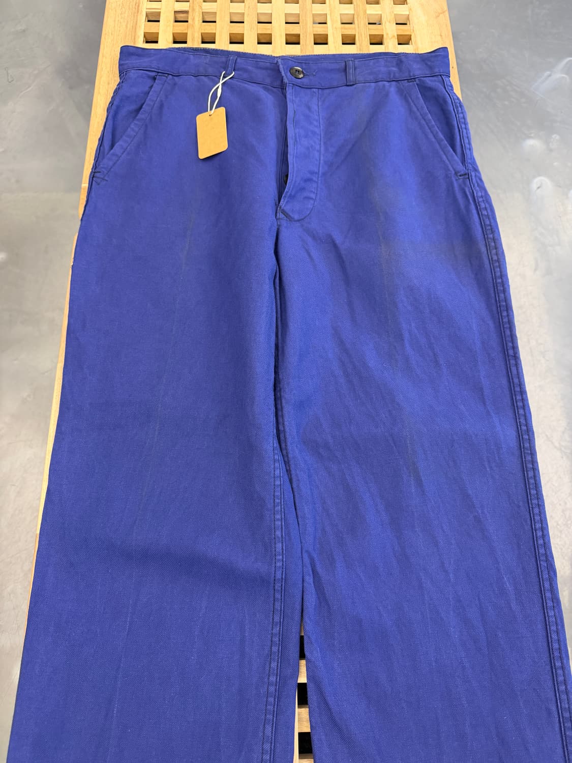 WASHED PURPLE NAVY OLD VINTAGE 프렌치워크팬츠 상품이미지3