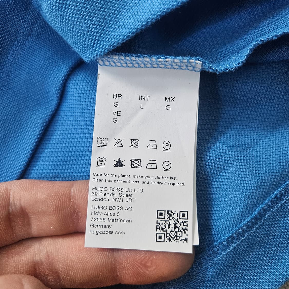 L 보스 팔레이 190 카라 반팔티 0402Y 상품이미지5