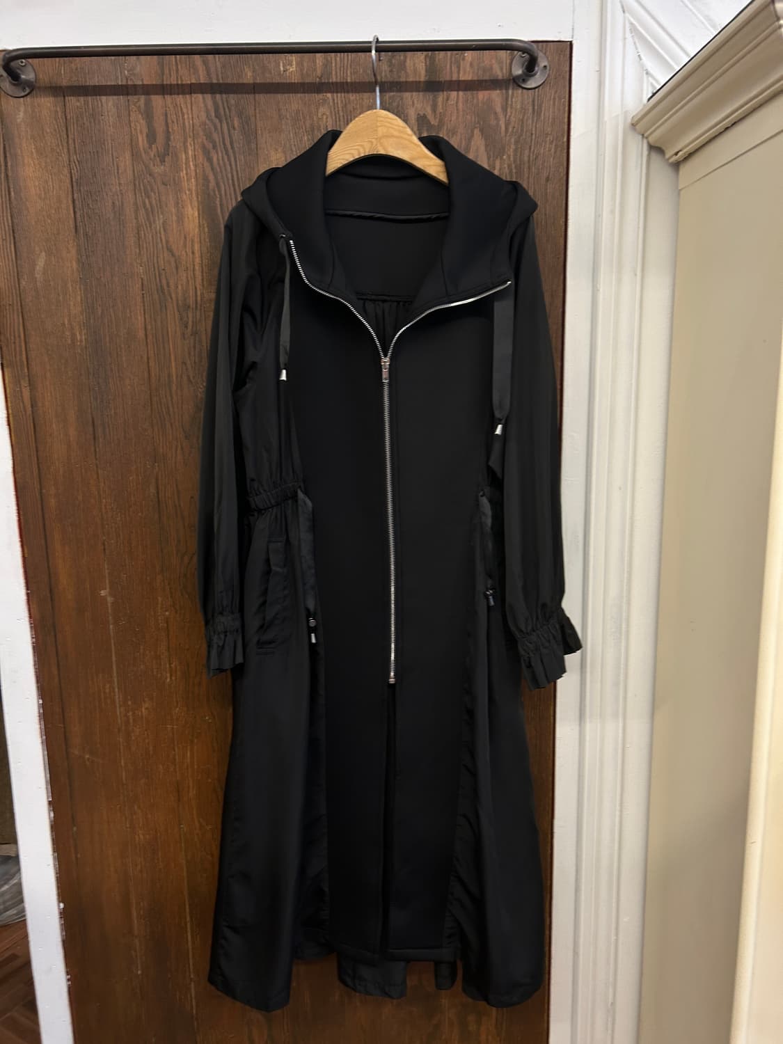 스피치오 정품 블랙 후드코트 상품이미지3