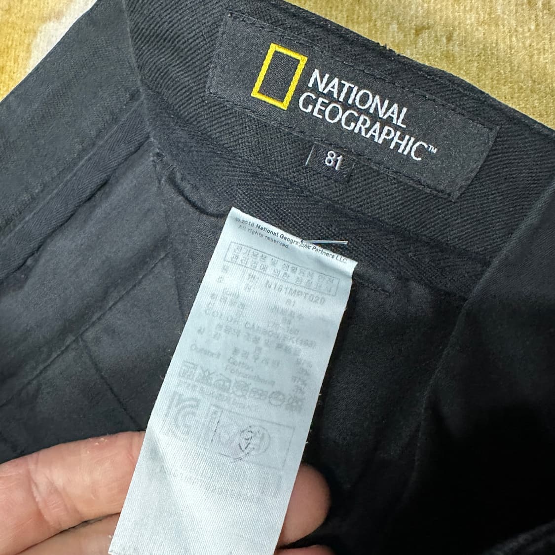 내셔널지오그래픽 블랙 카고팬츠 32 상품이미지4