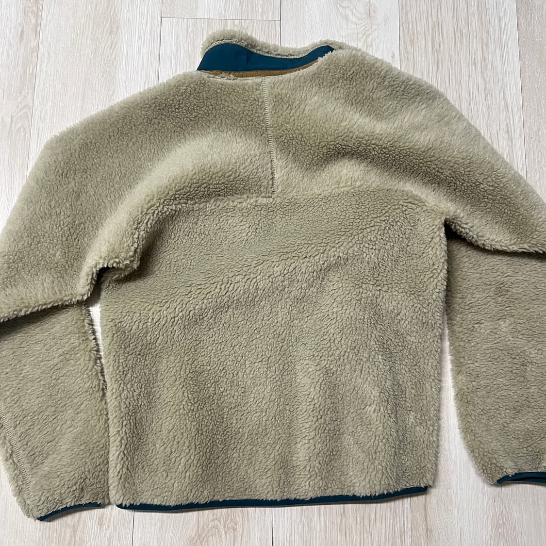 파타고니아 레트로 파일 플리스 자켓 베이지 그린 s 상품이미지6