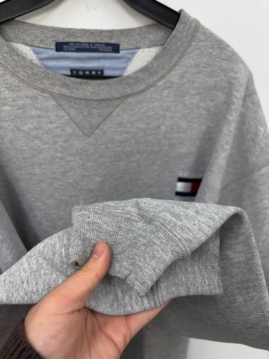 타미힐피거 로고자수 맨투맨 상품이미지3
