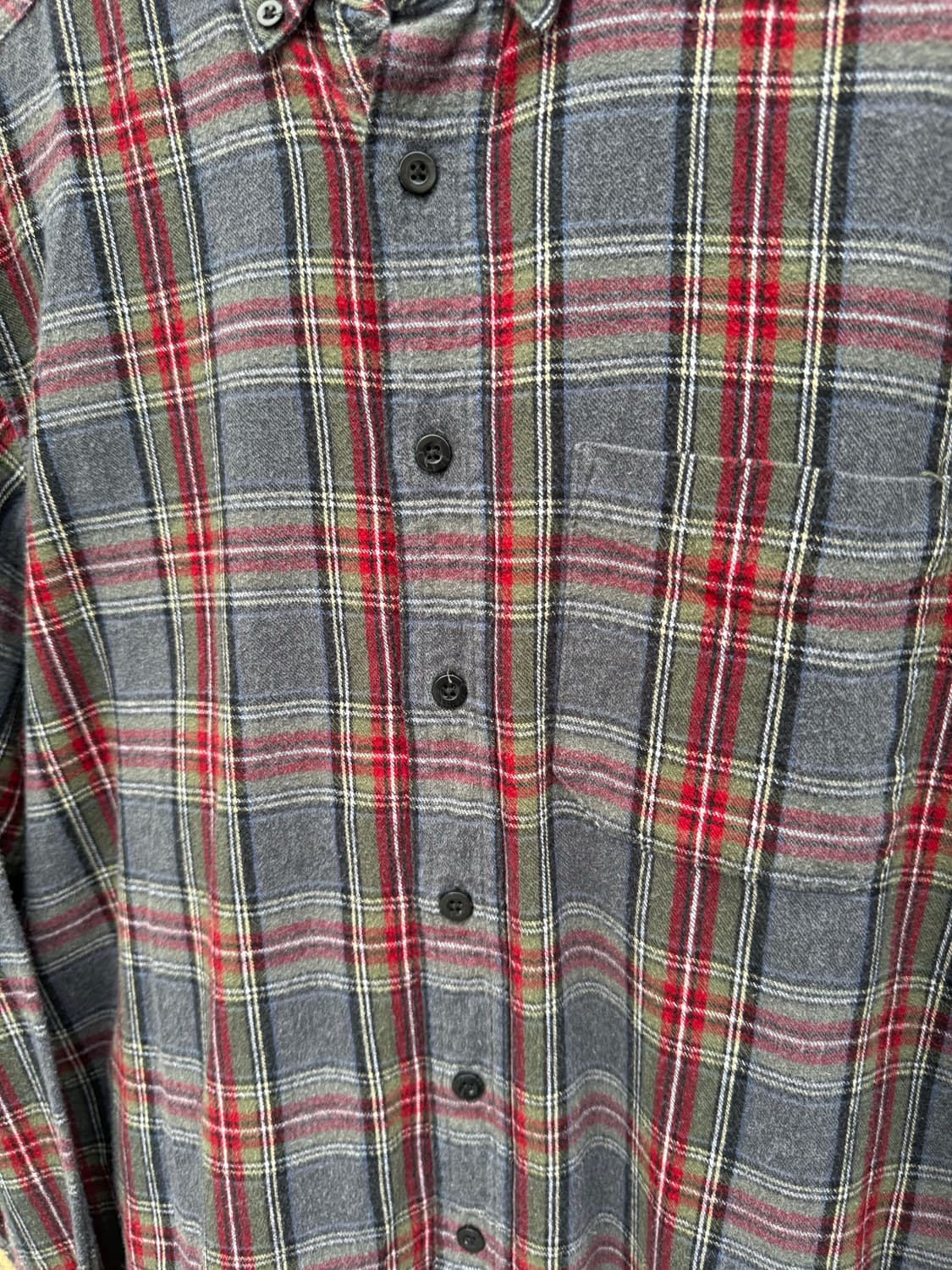 엘엘빈 빈티지 체크 플란넬 셔츠 s 상품이미지5