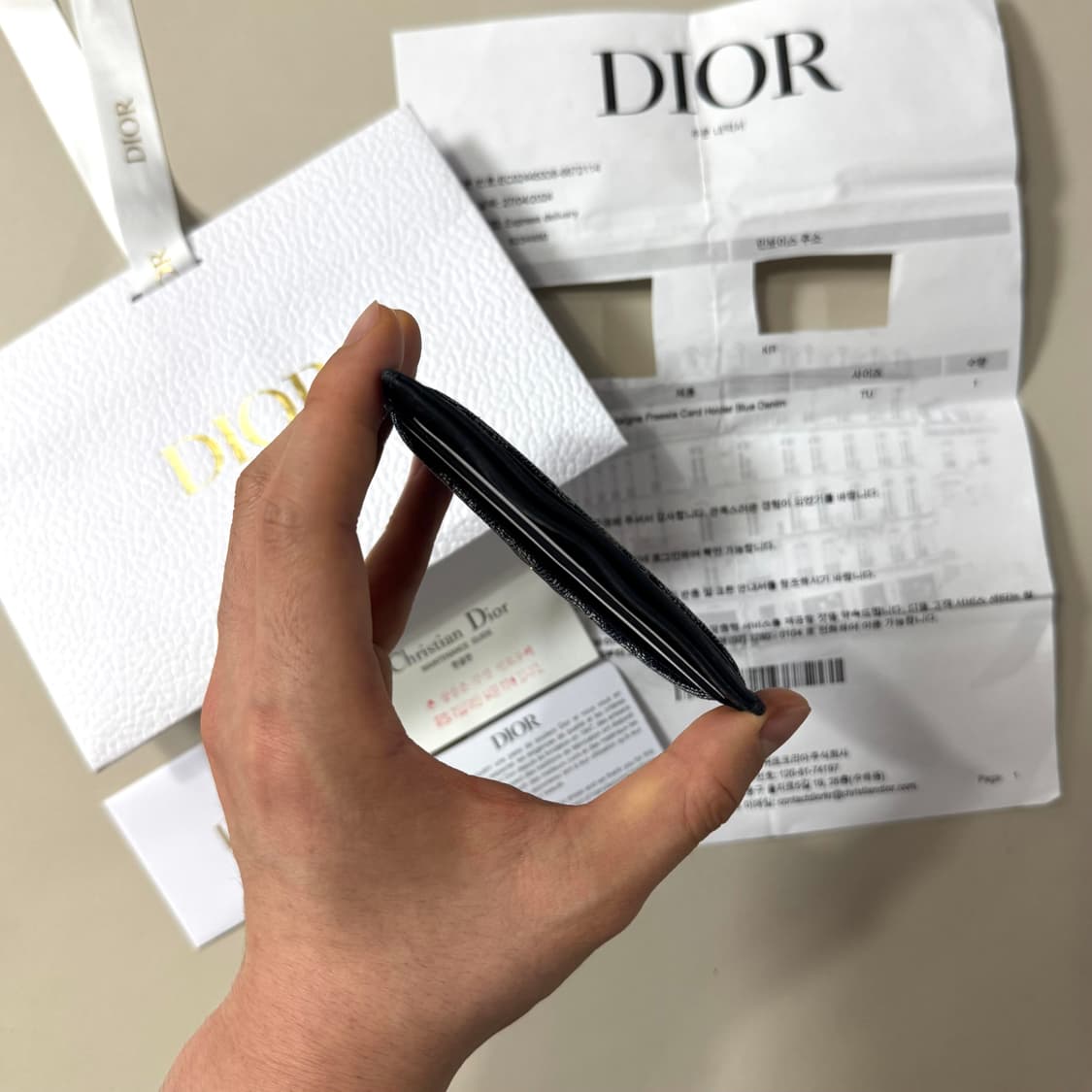 [백화점판/당일출고]디올 오블리크 몽테인 카드지갑 상품이미지4