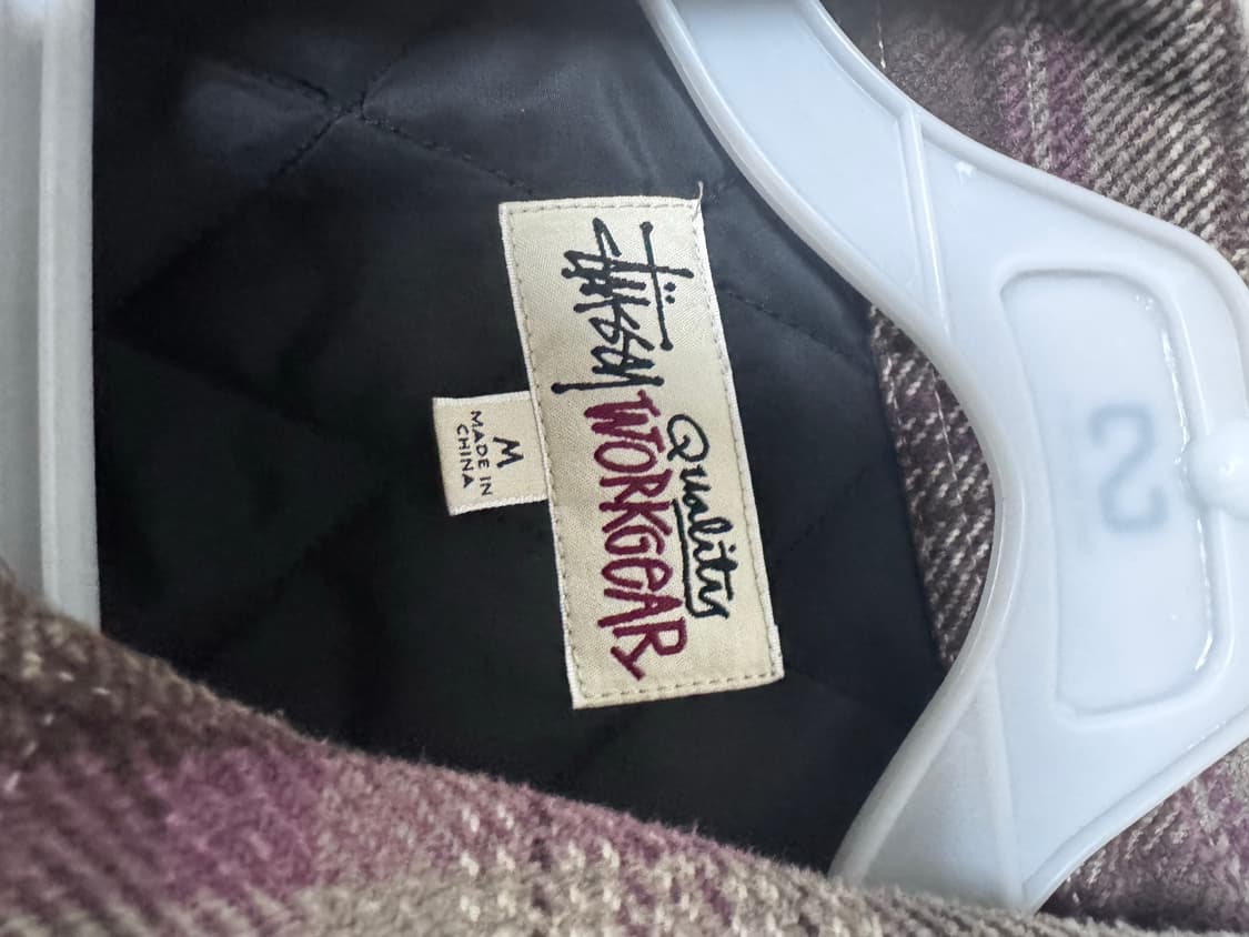 스투시 워크기어 셔츠 자켓 m 상품이미지3