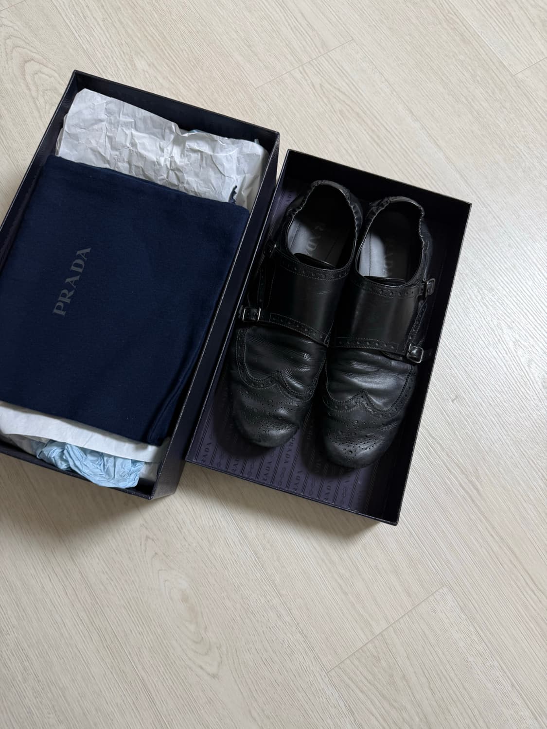 프라다 더블 몽크 로퍼 상품이미지2